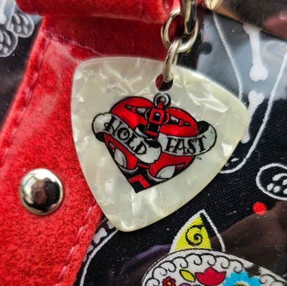 HOLD FAST CUSTOM MADE ONE IF A KIND PURSE 🐈‍⬛️ - Picture 2 of 9